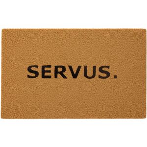 Relaxdays Coconut Mat 80x50cm, Doormat SERVUS, non-slip, weather-resistant, indoor & outdoor, natural/black Relaxdays Coconut Mat 80x50cm, Doormat SERVUS, non-slip, weather-resistant, indoor & outdoor, natural/black