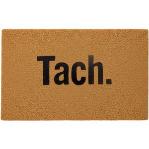 Relaxdays Coconut Doormat 80x50cm, Welcome Mat TACH, Non-Slip, Weatherproof, Indoor & Outdoor, Natural/Black Relaxdays Coconut Doormat 80x50cm, Welcome Mat TACH, Non-Slip, Weatherproof, Indoor & Outdoor, Natural/Black