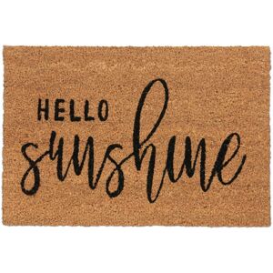 Relaxdays - Coconut Doormat, Non-Slip, 'Hello Sunshine' Print, Indoor & Outdoor, Dirt Trap, 1.5 x 60 x 40 cm, Colourful Relaxdays - Coconut Doormat, Non-Slip, 'Hello Sunshine' Print, Indoor & Outdoor, Dirt Trap, 1.5 x 60 x 40 cm, Colourful