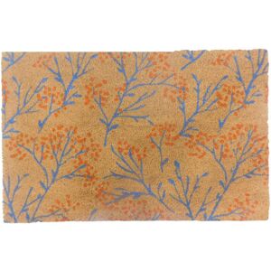 Relaxdays Coconut Doormat 80x50cm, Branch Design, Non-slip, Weatherproof, Indoor & Outdoor Use, Multicoloured Relaxdays Coconut Doormat 80x50cm, Branch Design, Non-slip, Weatherproof, Indoor & Outdoor Use, Multicoloured