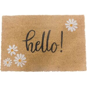 Relaxdays Coconut Doormat, Welcome, 60x40 cm, non-slip, weatherproof, indoor & outdoor mat, door mat, colours Relaxdays Coconut Doormat, Welcome, 60x40 cm, non-slip, weatherproof, indoor & outdoor mat, door mat, colours