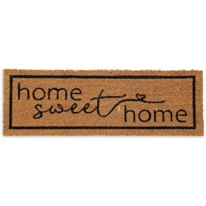 Relaxdays - Coconut Doormat, Anti-Slip, Mat for Indoor & Outdoor, 'Home Sweet Home' Print, 1.5 x 75 x 25 cm, Natural/Black Relaxdays - Coconut Doormat, Anti-Slip, Mat for Indoor & Outdoor, 'Home Sweet Home' Print, 1.5 x 75 x 25 cm, Natural/Black