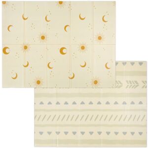 Relaxdays - Foldable Playmat, Sun & Moon, Non-Toxic, 200 x 150 cm, xpe foam, Baby & Child Crawling Mat, Multicoloured Relaxdays - Foldable Playmat, Sun & Moon, Non-Toxic, 200 x 150 cm, xpe foam, Baby & Child Crawling Mat, Multicoloured
