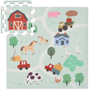 Relaxdays - Play Mat, 21-Piece Baby Puzzle, Playing & Crawling, Farm with Animals, Non-Toxic Foam, Kids, Multicoloured Relaxdays - Play Mat, 21-Piece Baby Puzzle, Playing & Crawling, Farm with Animals, Non-Toxic Foam, Kids, Multicoloured