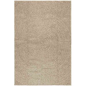 vidaXL Rug ZIZUR Beige 120x170 cm Jute Look Indoor Outdoor - Rug vidaXL Rug ZIZUR Beige 120x170 cm Jute Look Indoor Outdoor - Rug