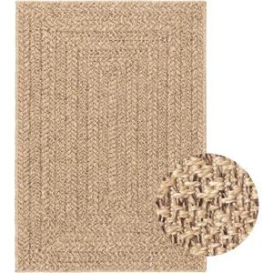 vidaXL Rug ZIZUR Beige - Indoor Outdoor Durable 120x170cm vidaXL Rug ZIZUR Beige - Indoor Outdoor Durable 120x170cm