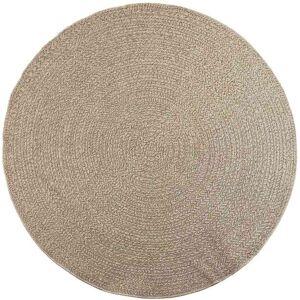 vidaXL Rug ZIZUR Beige Ø 200 cm Jute Look Indoor Outdoor - Rug vidaXL Rug ZIZUR Beige Ø 200 cm Jute Look Indoor Outdoor - Rug