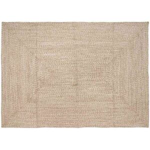 Rug Natural and white 240 x 340 cm Jute vidaXL Rug Natural and white 240 x 340 cm Jute vidaXL