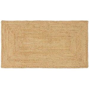 Area Rug Beige 100 x 200 cm Jute vidaXL Area Rug Beige 100 x 200 cm Jute vidaXL