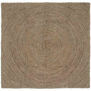 Area Rugs Square Grey 160 x 160 cm Jute vidaXL Area Rugs Square Grey 160 x 160 cm Jute vidaXL