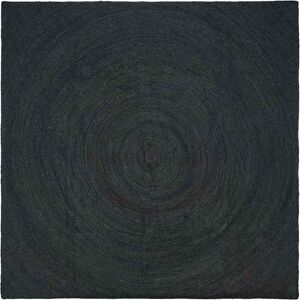 Area Rugs Square Dark Grey 200 x 200 cm Jute vidaXL Area Rugs Square Dark Grey 200 x 200 cm Jute vidaXL
