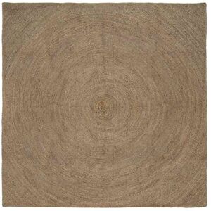 Area Rugs Square Grey 300 x 300 cm Jute vidaXL Area Rugs Square Grey 300 x 300 cm Jute vidaXL