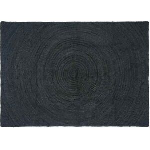 Rug Dark Grey 140 x 200 cm Jute vidaXL Rug Dark Grey 140 x 200 cm Jute vidaXL