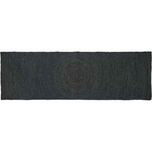 Rug Dark Grey 80 x 300 cm Jute vidaXL Rug Dark Grey 80 x 300 cm Jute vidaXL