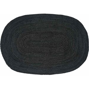Rug Natural and Black 300 x 300 cm Jute vidaXL Rug Natural and Black 300 x 300 cm Jute vidaXL