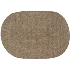 Rug Natural and Black 300 x 300 cm Jute vidaXL Rug Natural and Black 300 x 300 cm Jute vidaXL