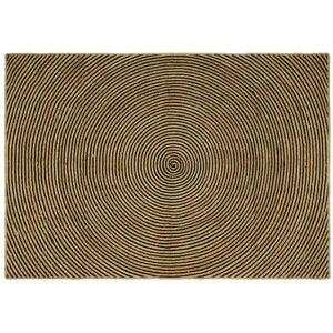 Rug Natural and Black 160 x 230 cm Jute vidaXL Rug Natural and Black 160 x 230 cm Jute vidaXL