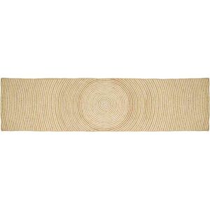 Rug Natural and White 60 x 400 cm Jute vidaXL Rug Natural and White 60 x 400 cm Jute vidaXL