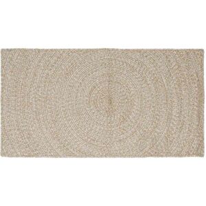 Area Rugs Rectangular Natural and White 100 x 200 cm Jute vidaXL Area Rugs Rectangular Natural and White 100 x 200 cm Jute vidaXL