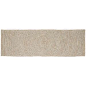 Area Rugs Rectangular Natural and White 80 x 300 cm Jute vidaXL Area Rugs Rectangular Natural and White 80 x 300 cm Jute vidaXL