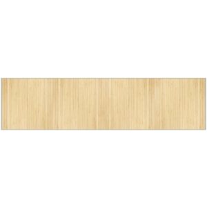 Rug Rectangular Light Natural100x400 cm Bamboo vidaXL Rug Rectangular Light Natural100x400 cm Bamboo vidaXL