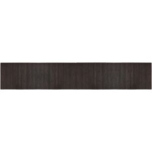 Rug Rectangular Dark Brown 70x400 cm Bamboo Vidaxl Rug Rectangular Dark Brown 70x400 cm Bamboo Vidaxl