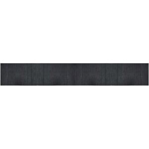 Rug Rectangular Grey 60x400 cm Bamboo Vidaxl Rug Rectangular Grey 60x400 cm Bamboo Vidaxl