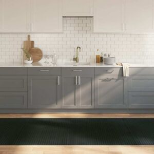 Rug Rectangular Grey100x300 cm Bamboo Vidaxl Rug Rectangular Grey100x300 cm Bamboo Vidaxl