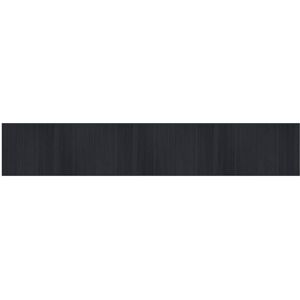 Rug Rectangular Black70x400 cm Bamboo Vidaxl Rug Rectangular Black70x400 cm Bamboo Vidaxl