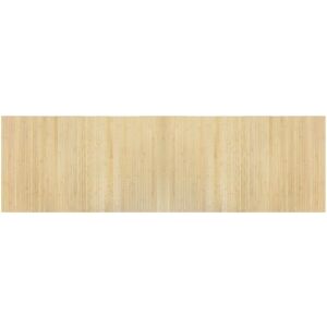 Rug Rectangular Light Nature 60x200 cm Bamboo vidaXL Rug Rectangular Light Nature 60x200 cm Bamboo vidaXL