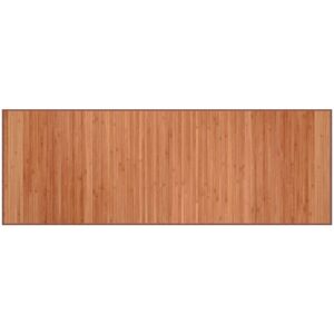 Rug Rectangular Brown70x200 cm Bamboo vidaXL Rug Rectangular Brown70x200 cm Bamboo vidaXL