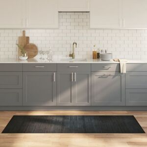 Rug Rectangular Grey 70x200 cm Bamboo Vidaxl Rug Rectangular Grey 70x200 cm Bamboo Vidaxl
