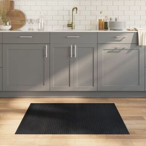 Rug Rectangular Black 80x100 cm Bamboo Vidaxl Rug Rectangular Black 80x100 cm Bamboo Vidaxl