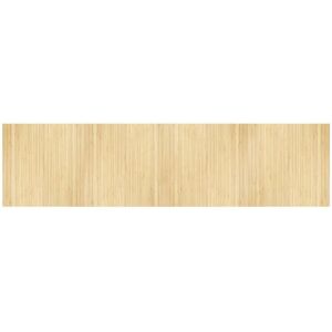 Rug Rectangular Light Nature 100x400 cm Bamboo vidaXL Rug Rectangular Light Nature 100x400 cm Bamboo vidaXL