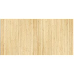 Rug Rectangular Light Nature 100x200 cm Bamboo Vidaxl Rug Rectangular Light Nature 100x200 cm Bamboo Vidaxl
