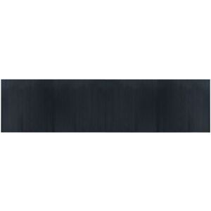 Rug Rectangular Grey 100x400 cm Bamboo Vidaxl Rug Rectangular Grey 100x400 cm Bamboo Vidaxl