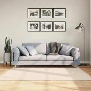 Rug HUARTE Short Pile Soft and Washable Beige 160x160 cm vidaXL Rug HUARTE Short Pile Soft and Washable Beige 160x160 cm vidaXL