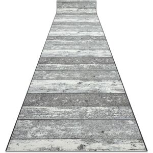 Rugsx - Runner anti-slip 57 cm Wood planks grey grey 57x610 cm Rugsx - Runner anti-slip 57 cm Wood planks grey grey 57x610 cm