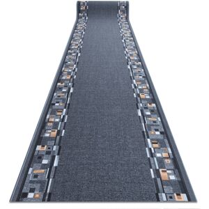 Rugsx - Runner anti-slip bombay grey 80cm grey 80x730 cm Rugsx - Runner anti-slip bombay grey 80cm grey 80x730 cm