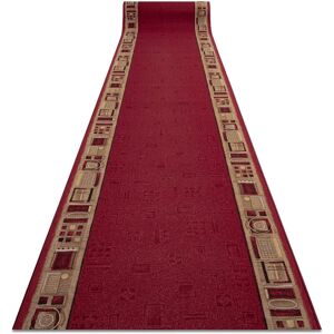 RUGSX Runner anti-slip jena maroon 80cm red 80x500 cm RUGSX Runner anti-slip jena maroon 80cm red 80x500 cm