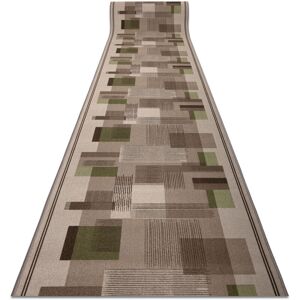 Rugsx - Runner anti-slip listra gum Geometric beige 100cm beige 100x940 cm Rugsx - Runner anti-slip listra gum Geometric beige 100cm beige 100x940 cm