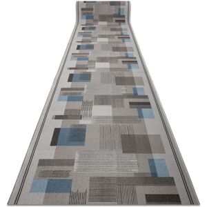 RUGSX Runner anti-slip LISTRA gum Geometric grey 80cm grey 80x930 cm RUGSX Runner anti-slip LISTRA gum Geometric grey 80cm grey 80x930 cm