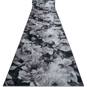 RUGSX Runner anti-slip LOTUS BOUQUET 52901 Flowers grey / beige WASHABLE 80cm grey 80x800 cm RUGSX Runner anti-slip LOTUS BOUQUET 52901 Flowers grey / beige WASHABLE 80cm grey 80x800 cm