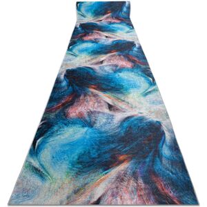 RUGSX Runner anti-slip LOTUS COLOR 36500 Abstraction blue / red WASHABLE 80cm blue 80x550 cm RUGSX Runner anti-slip LOTUS COLOR 36500 Abstraction blue / red WASHABLE 80cm blue 80x550 cm