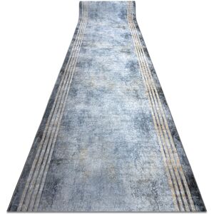 RUGSX Runner anti-slip LOTUS FRAMES 29870 Frame, stone silver / gold WASHABLE 60 cm grey 60x720 cm RUGSX Runner anti-slip LOTUS FRAMES 29870 Frame, stone silver / gold WASHABLE 60 cm grey 60x720 cm