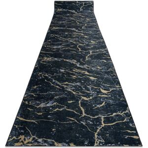 RUGSX Runner anti-slip LOTUS GALACTIC 9523 Marble black / gold WASHABLE 120cm black 120x990 cm RUGSX Runner anti-slip LOTUS GALACTIC 9523 Marble black / gold WASHABLE 120cm black 120x990 cm