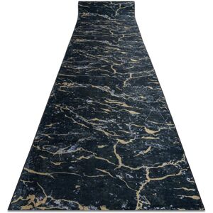 RUGSX Runner anti-slip LOTUS GALACTIC 9523 Marble black / gold WASHABLE 80cm black 80x410 cm RUGSX Runner anti-slip LOTUS GALACTIC 9523 Marble black / gold WASHABLE 80cm black 80x410 cm