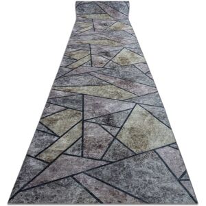 RUGSX Runner anti-slip LOTUS MOSAIC 22010 Mosaic grey WASHABLE 100cm grey 100x200 cm RUGSX Runner anti-slip LOTUS MOSAIC 22010 Mosaic grey WASHABLE 100cm grey 100x200 cm