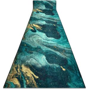 RUGSX Runner anti-slip LOTUS SHADOWS 37750 Abstraction green / gold WASHABLE 60cm green 60x300 cm RUGSX Runner anti-slip LOTUS SHADOWS 37750 Abstraction green / gold WASHABLE 60cm green 60x300 cm