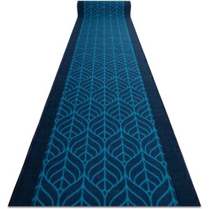 Rugsx - Runner anti-slip feathers navy blue 80cm blue 80x920 cm Rugsx - Runner anti-slip feathers navy blue 80cm blue 80x920 cm